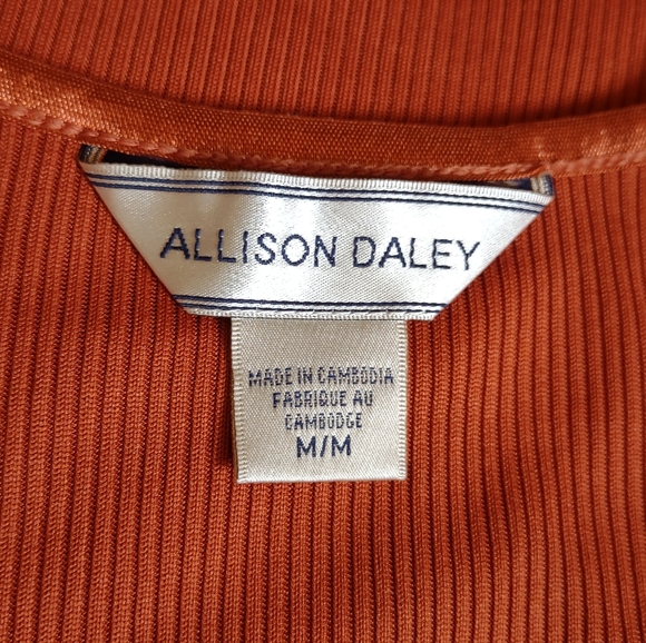 Allison Daley Short Sleeves Women's Blouse. Size M - Picture 7 of 7